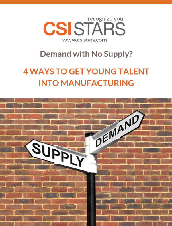 Demand with no supply? 4 ways to get young talent into manufacturing